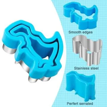 Mgee Sandwich Cutter Kit 48 Pcs for Kids Meals