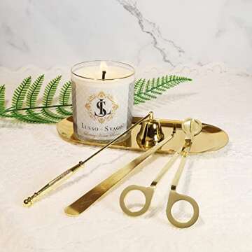 Lusso Svago Candle Care Kit - 4 in 1 Elegant Accessory Set