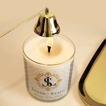 Lusso Svago Candle Care Kit - 4 in 1 Elegant Accessory Set