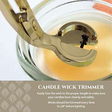 Lusso Svago Candle Care Kit - 4 in 1 Elegant Accessory Set