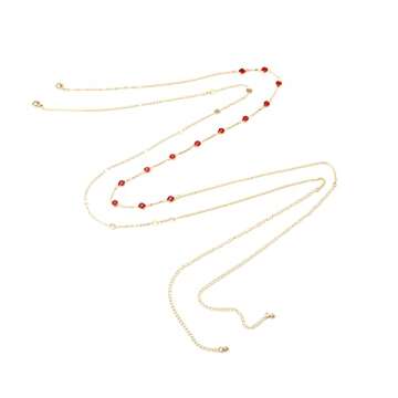 Sexy Multi-Layered Waist Chain Bikini Bead Belly Chain Summer Sequin Waist Chain Beach Crystal Waist Body Chain for Women