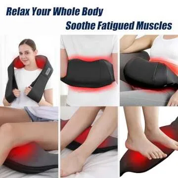 UFFAE Shiatsu Neck Massager with Heat for Ultimate Relaxation