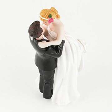 Homanda Resin Wedding Decoration Cake Topper for Wedding Engagement Bridal shower Wedding Anniversary