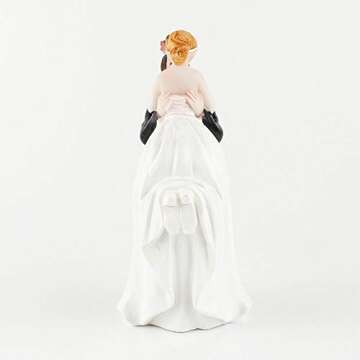 Homanda Resin Wedding Decoration Cake Topper for Wedding Engagement Bridal shower Wedding Anniversary