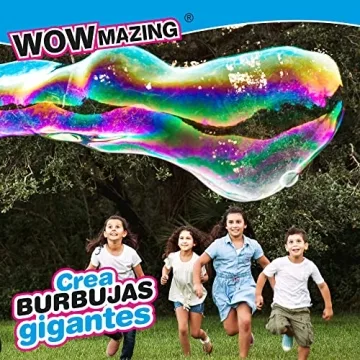 WOWmazing Giant Bubble Wands Kit for Outdoor Fun