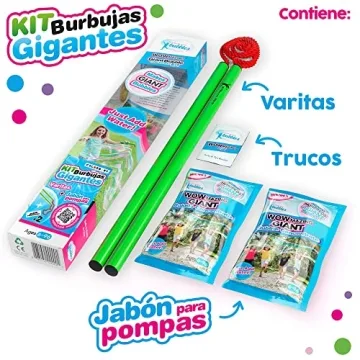WOWmazing Giant Bubble Wands Kit for Outdoor Fun