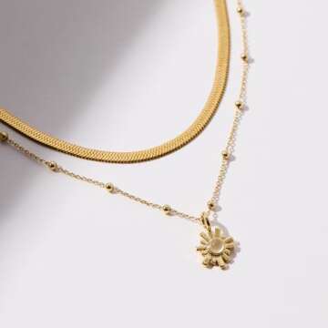 Ana Luisa Moonstone Pendant Necklace - Gold Dipped Elegance