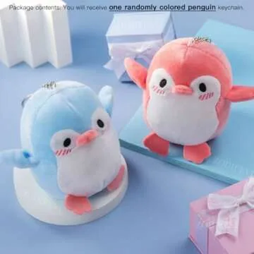 Lovely Penguin Plush Keychain - Perfect Gift for All Ages