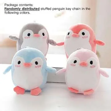 Lovely Penguin Plush Keychain - Perfect Gift for All Ages
