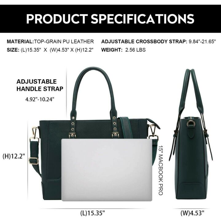 EaseGave 15.6 Inch Laptop Bag for Women | Stylish & Functional