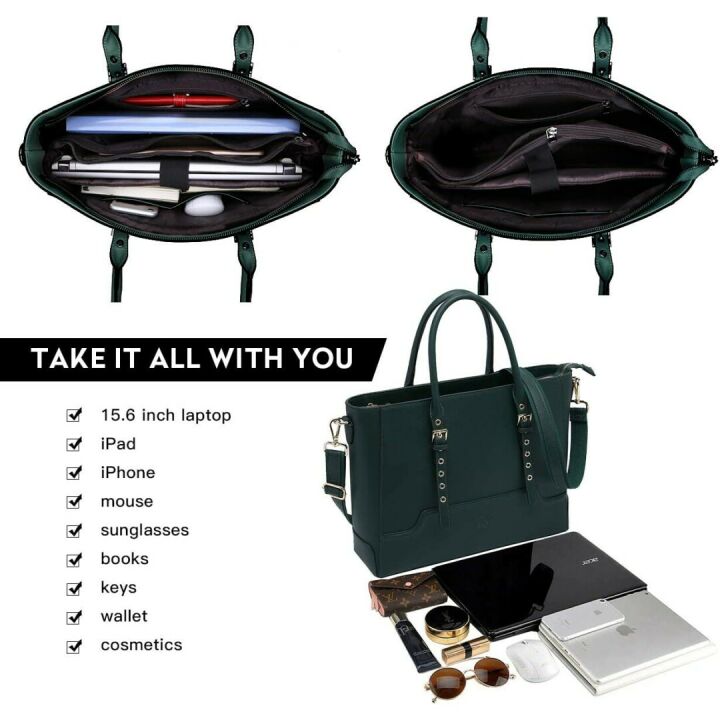 EaseGave 15.6 Inch Laptop Bag for Women | Stylish & Functional