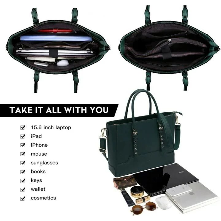 EaseGave 15.6 Inch Laptop Bag for Women | Stylish & Functional