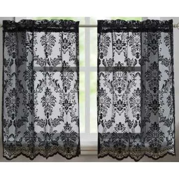Warm Home Designs Lace Curtains - Fiona