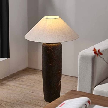 HUIBAOGONG Rustic Southwestern Crock Pot Table Lamp