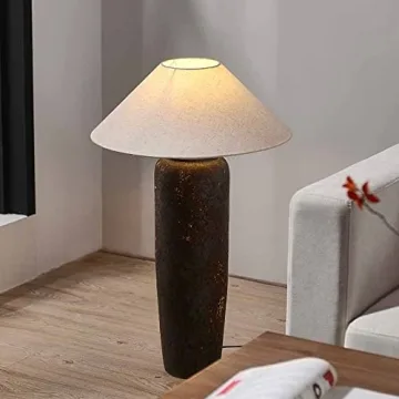 HUIBAOGONG Rustic Southwestern Crock Pot Table Lamp