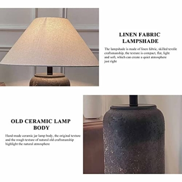 HUIBAOGONG Rustic Southwestern Crock Pot Table Lamp