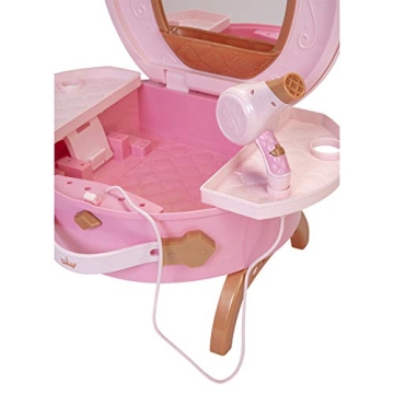 Disney Princess Light Up Vanity with Realistic Styling Tools