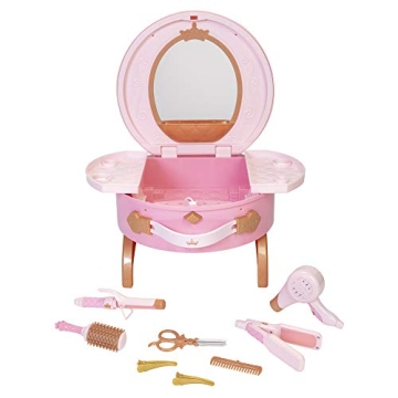Disney Princess Light Up Vanity with Realistic Styling Tools