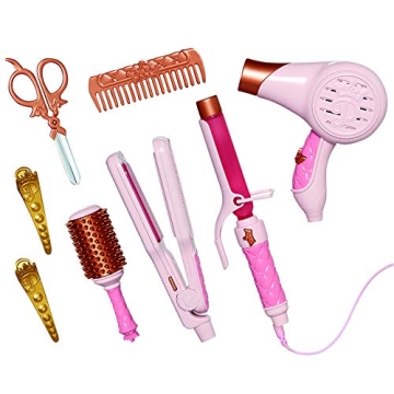 Disney Princess Light Up Vanity with Realistic Styling Tools
