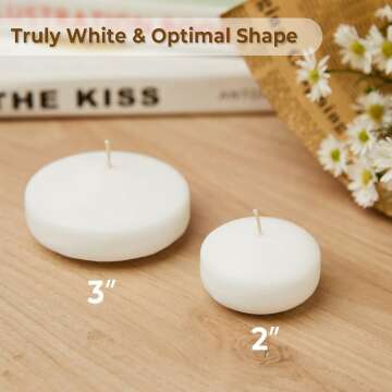 Floating Candles 2 Inch - 48 Pack for Special Occasions