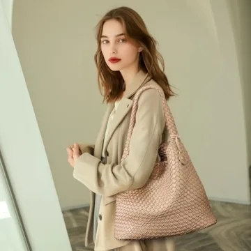 Stylish PS PETITE SIMONE Woven Tote Bag for Women