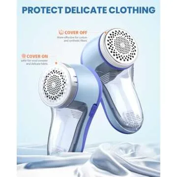 POPCHOSE Electric Fabric Shaver with 6-Blade Power - Efficient Lint Remover