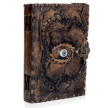 Vintage Hocus Pocus Book of Spells Leather Journal