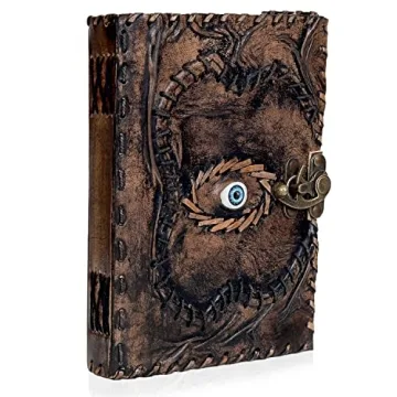 Vintage Hocus Pocus Book of Spells Leather Journal
