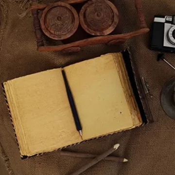 Vintage Hocus Pocus Book of Spells Leather Journal