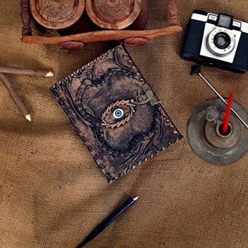 Vintage Hocus Pocus Book of Spells Leather Journal