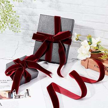 Arricraft 20 Yards Velvet Ribbon for Gift Wrapping