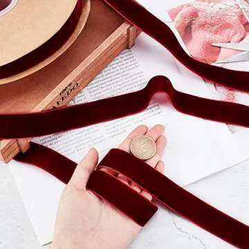 Arricraft 20 Yards Velvet Ribbon for Gift Wrapping