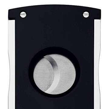 S.T. Dupont 003265 Maxi Jet Cigar Cutter, Black/Chrome