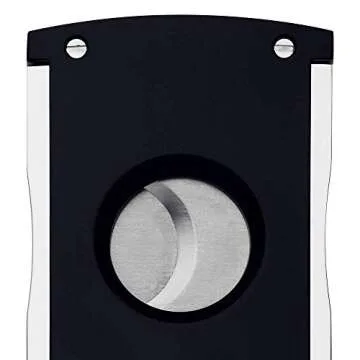 S.T. Dupont 003265 Maxi Jet Cigar Cutter, Black/Chrome