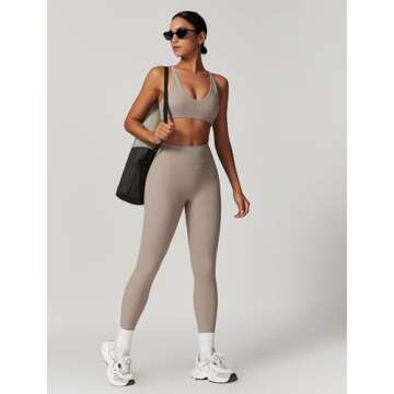 Stylish QBGJTD Two Piece Women’s Workout Set