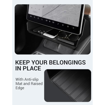 BASENOR Tesla Organizer for Model Y/3 - Durable Storage Solution