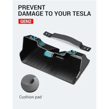 BASENOR Tesla Organizer for Model Y/3 - Durable Storage Solution