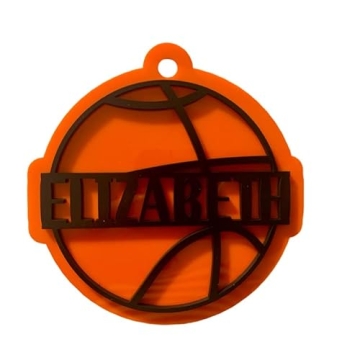 Custom Basketball Bag Tag Personalized for Sports Lovers