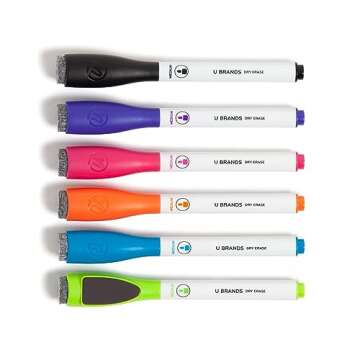 U Brands 16x20 Dry Erase Calendar with Gold Frame