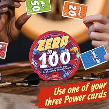 Zero to 100 Trivia Game | Fun Family Party Game | Travel Ready