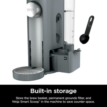 Ninja PB040 Single-Serve Coffee Maker with Frother