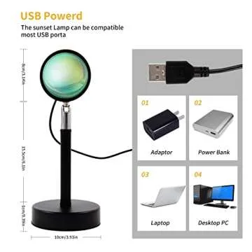 Sunset Lamp with 16 Colors, Sunset Projection Lamp with Remote，Multiple Colors Sunset Light/Night Light for Photography/Selfie/Home/Living Room/Bedroom Decor,Romantic Visual Gifts for Women