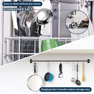 OTVAFAVA Premium Ice Cream Scoop with Ergonomic Handle