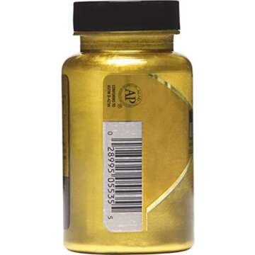 FolkArt Gold Treasure Metallic Acrylic Paint - 4 oz