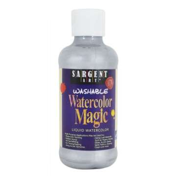 Sargent Art 8-Ounce Watercolor Magic Metallic Silver Paint