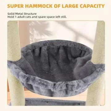 ROYPET Stylish 43.3" Cat Tree for Small Cats and Kittens