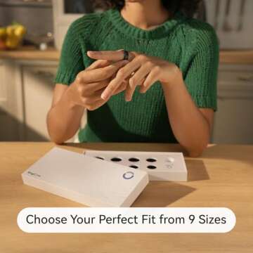 RingConn Gen 2 Sizing Kit - Size First Before You Buy - Choose from 9 Sizes - Sizes 6 to 14 - Find The Perfect Ring Size Smart Ring Size - Only Gen 2 Smart Ring