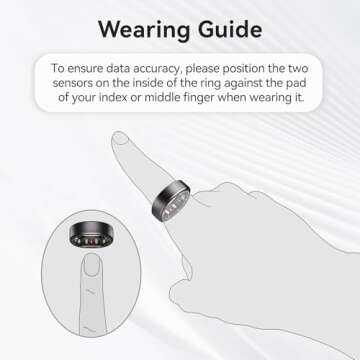 RingConn Gen 2 Sizing Kit - Size First Before You Buy - Choose from 9 Sizes - Sizes 6 to 14 - Find The Perfect Ring Size Smart Ring Size - Only Gen 2 Smart Ring