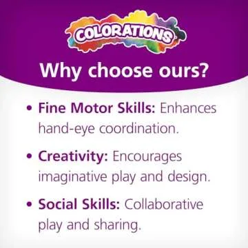 Colorations - BUILDME Creative Creatures Dough Builders (Includes 260 pieces) - Dough & Molding Clay...