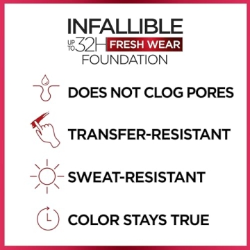 L'Oreal Paris Infallible Fresh Wear Foundation - 32 Hour Coverage